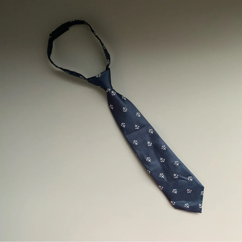 Gymboree Dressed Up Kids Toddler Anchor Nautical Preppy Wedding Tie Blue 2T-5T